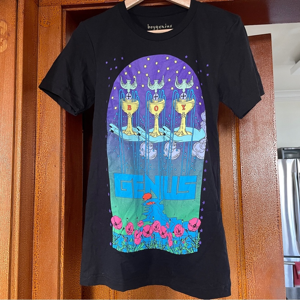 boygenius Cups Short Sleeve T-Shirt in XS unisex sizing GUC